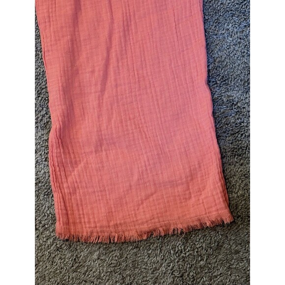 Magaschoni Cotton Gauze Pants Women’s Size Large Wide Leg Orange NWT - Picture 12 of 12